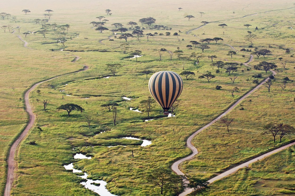air balloon tanzania