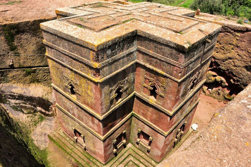 chiesa nella roccia a lalibela