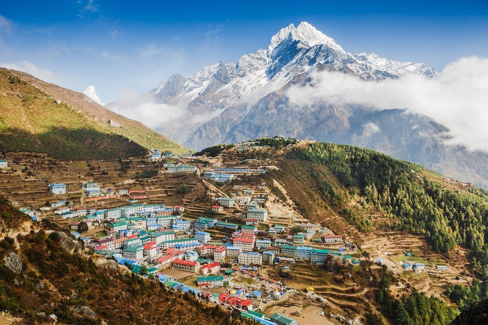 Nepal vista panoramica