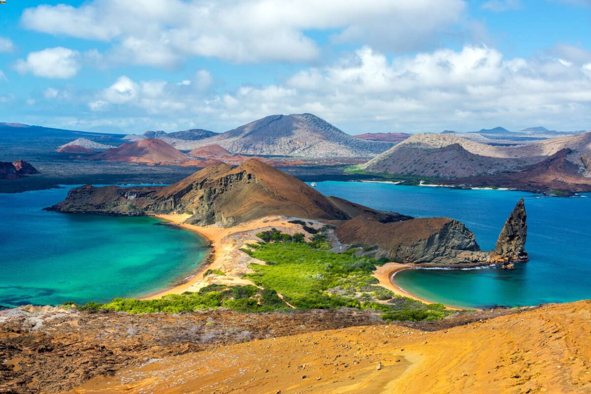 Vista di Isola Bartolome Galapagos