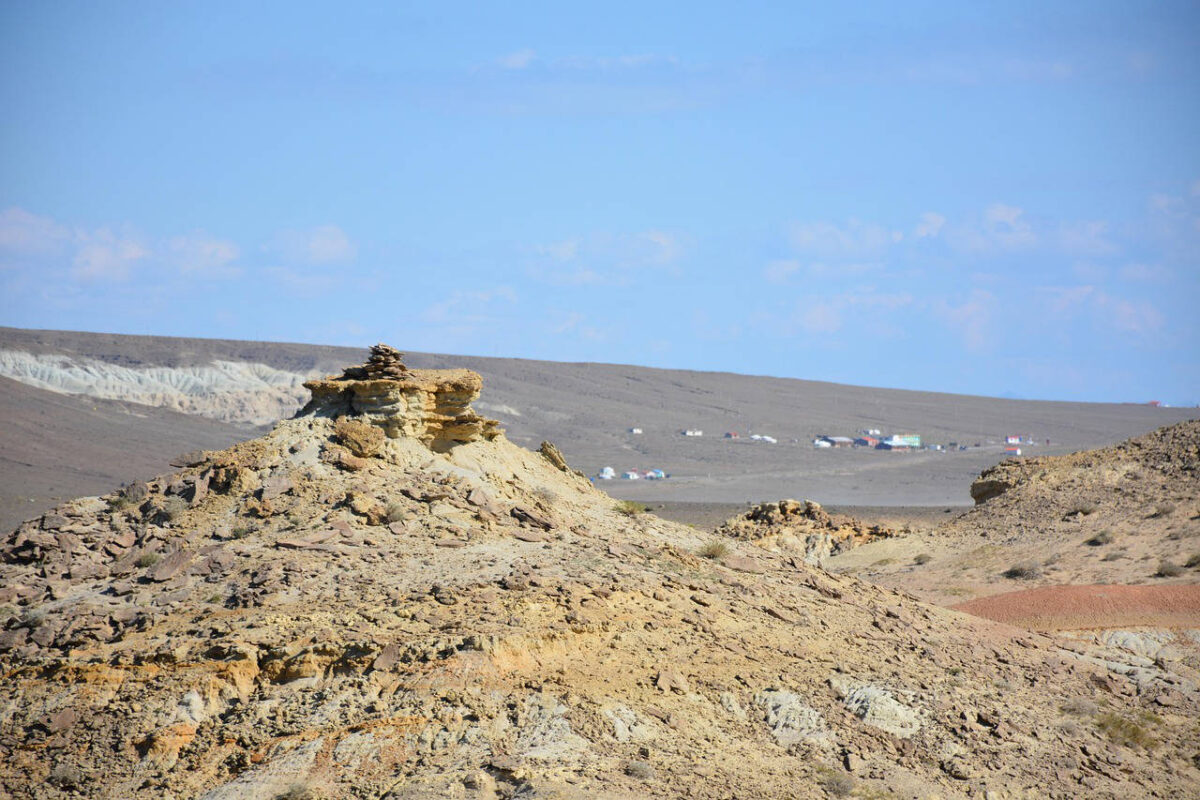 vista panoramica Gobi mongolia